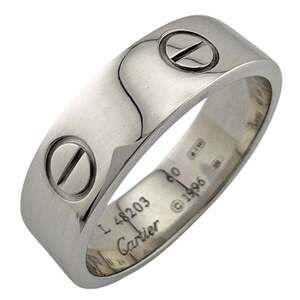 CARTIER 18k Silver Love Ring